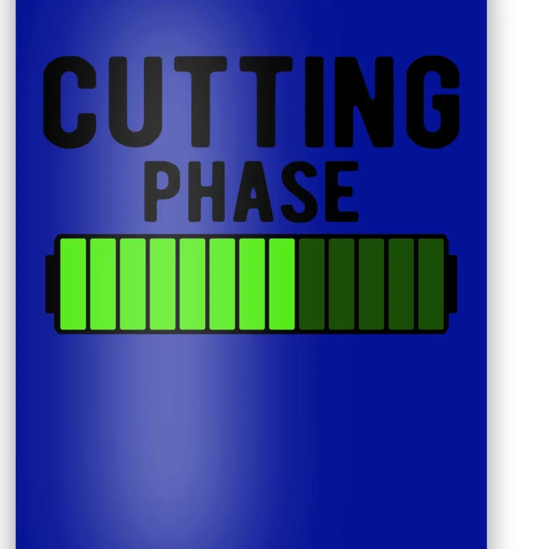 Cutting Phase Battery Loading Progress Bodybuilder Fitness Gift Poster