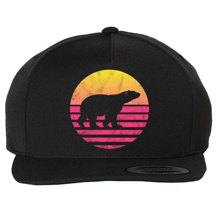 Classic Polar Bear Gift Cool Gift Wool Snapback Cap