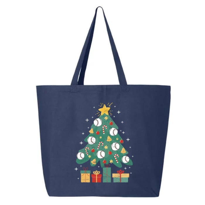 Catcher Pitcher Bat Christmas Tree Gift 25L Jumbo Tote