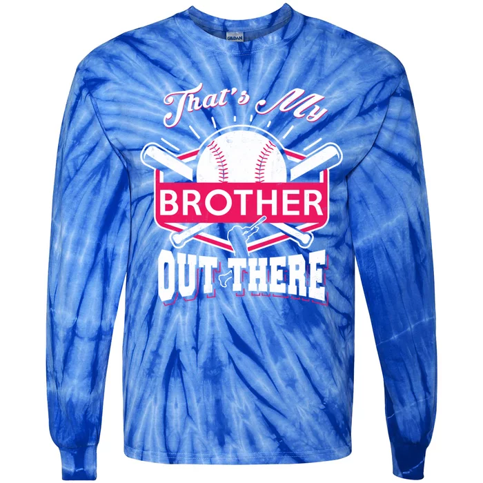 Cute Proud Baseball Sister Gift Meaningful Gift For Sisters Cute Gift Tie-Dye Long Sleeve Shirt