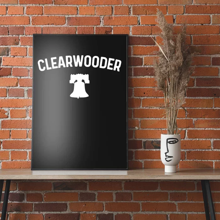 Clearwooder Philly Baseball Lovers Poster