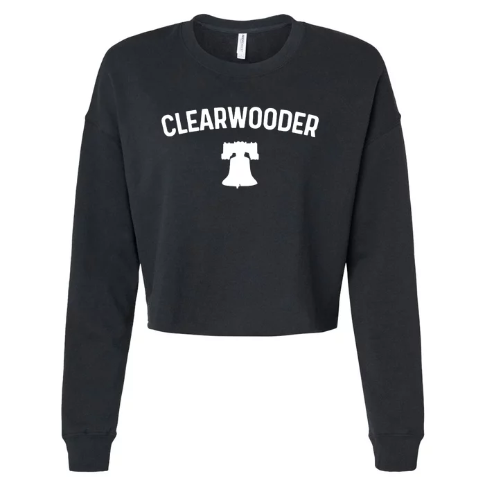 Clearwooder Philly Baseball Lovers Cropped Pullover Crew