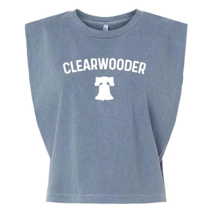 Clearwooder Philly Baseball Lovers Garment-Dyed Women's Muscle Tee