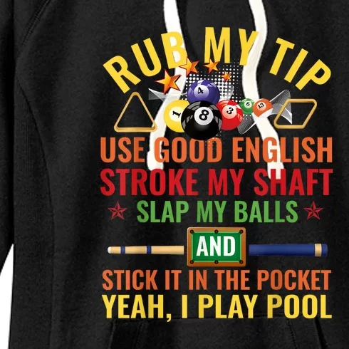 Cool Pool Billiards Billiard Player Table Sport Game Play Gift Women's Fleece Hoodie