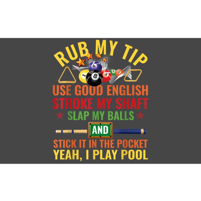 Cool Pool Billiards Billiard Player Table Sport Game Play Gift Bumper Sticker