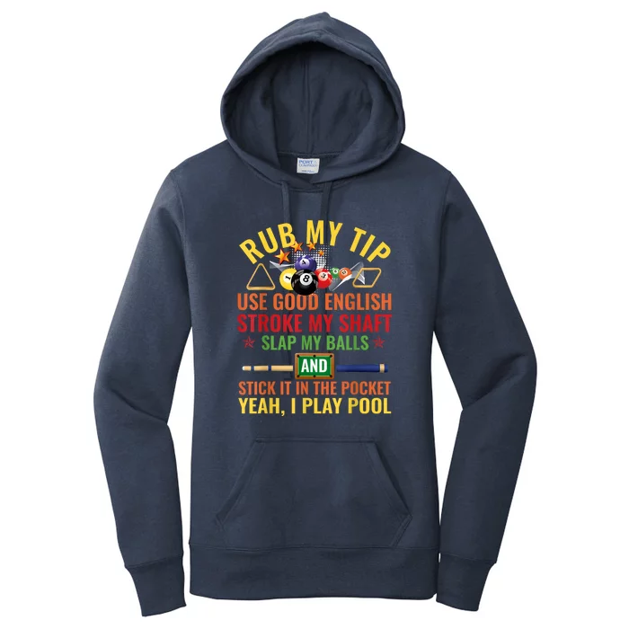 Cool Pool Billiards Billiard Player Table Sport Game Play Gift Women's Pullover Hoodie