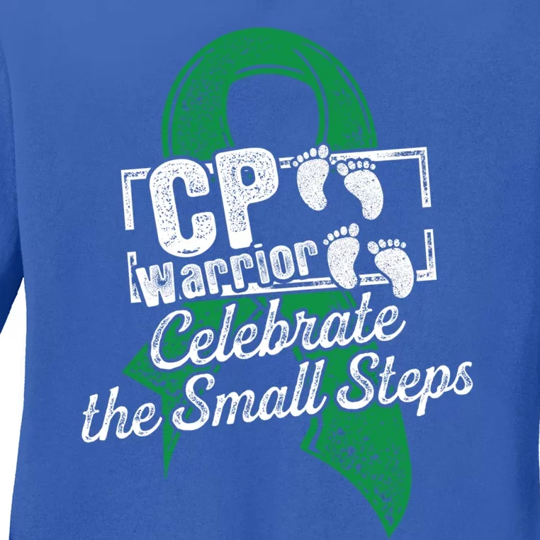 Cerebral Palsy Cp Awareness Celebrate Warrior Survivor Meaningful Gift Ladies Long Sleeve Shirt