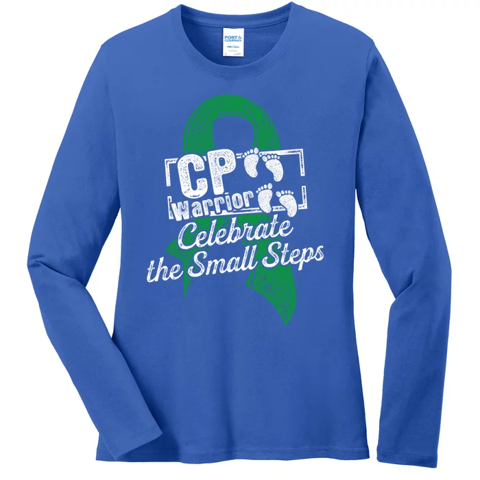 Cerebral Palsy Cp Awareness Celebrate Warrior Survivor Meaningful Gift Ladies Long Sleeve Shirt