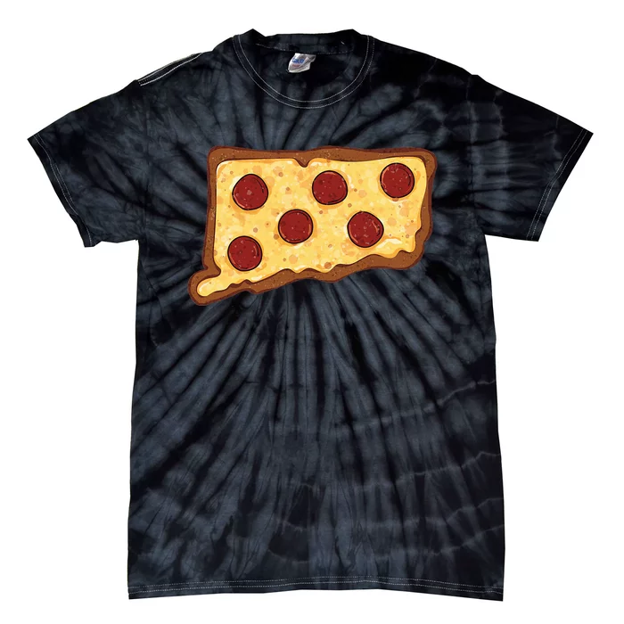 Connecticut Pizza Tie-Dye T-Shirt