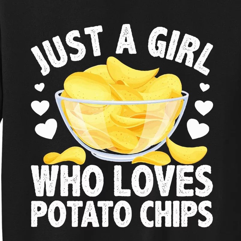 Cool Potato Chip Bag Chips Snack Food Tall Sweatshirt