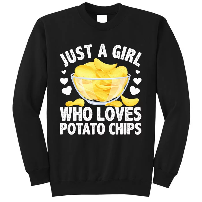 Cool Potato Chip Bag Chips Snack Food Tall Sweatshirt