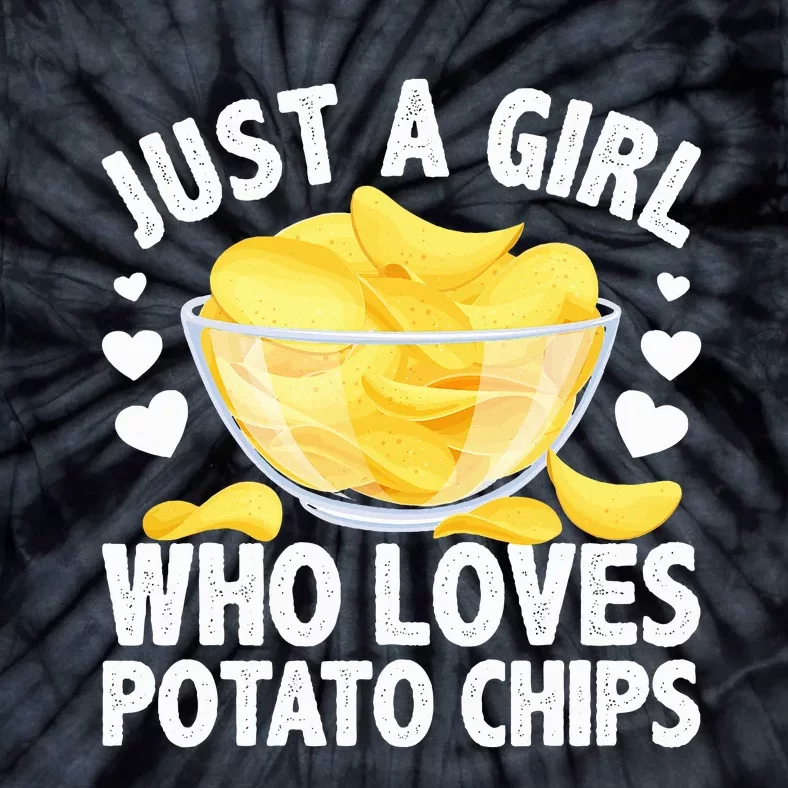 Cool Potato Chip Bag Chips Snack Food Tie-Dye T-Shirt