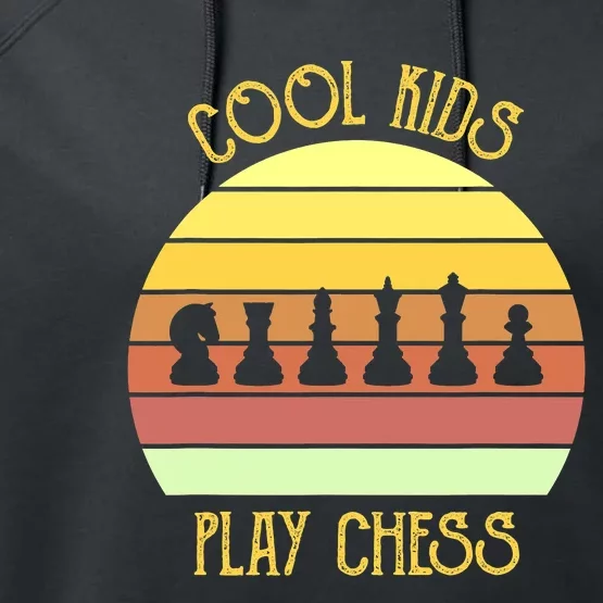 Cool Play Chess Board Game Novelty Checkmate Performance Fleece Hoodie