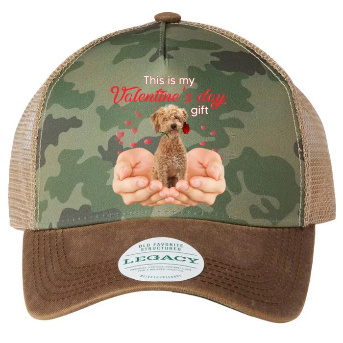 Cute Poodle Crossbreed This Is My Valentine's Day Pajama Gift Legacy Tie Dye Trucker Hat