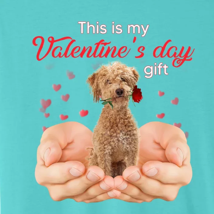 Cute Poodle Crossbreed This Is My Valentine's Day Pajama Gift ChromaSoft Performance T-Shirt