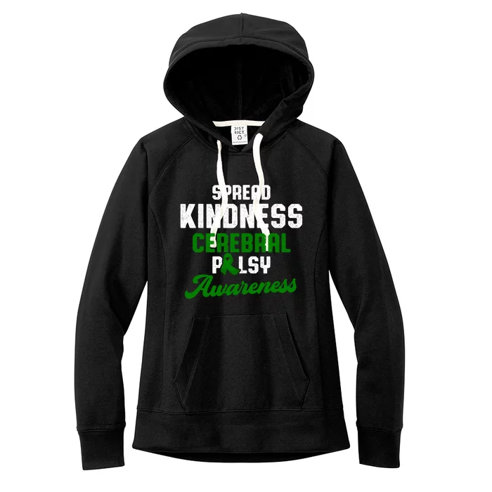 Cerebral Palsy Cp Awareness Intellectual Warrior Survivor Great Gift Women's Fleece Hoodie