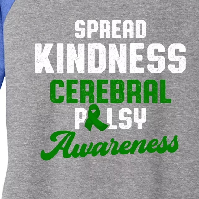 Cerebral Palsy Cp Awareness Intellectual Warrior Survivor Great Gift Women's Tri-Blend 3/4-Sleeve Raglan Shirt