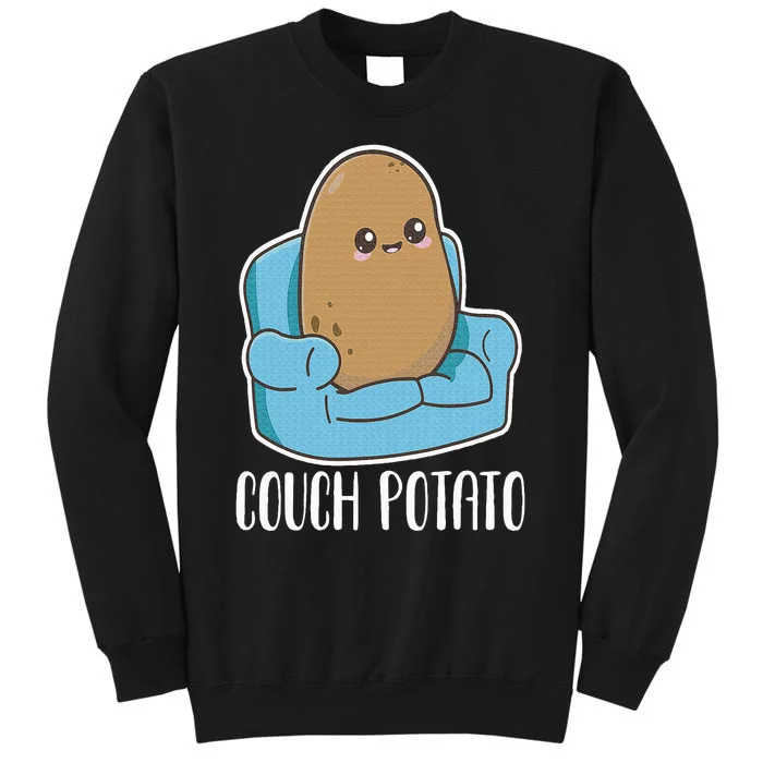 Couch Potato Cute Kawaii Funny Potato Costume Sweatshirt