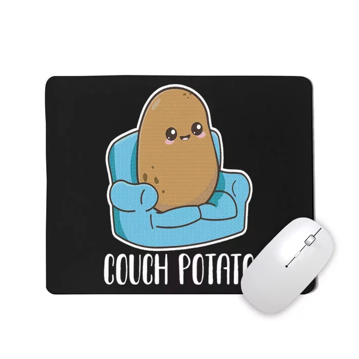 Couch Potato Cute Kawaii Funny Potato Costume Mousepad