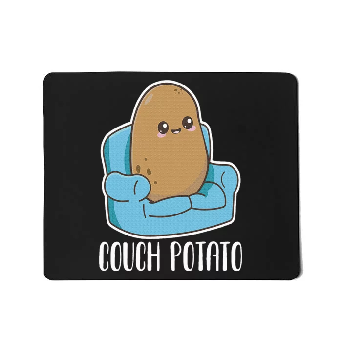 Couch Potato Cute Kawaii Funny Potato Costume Mousepad