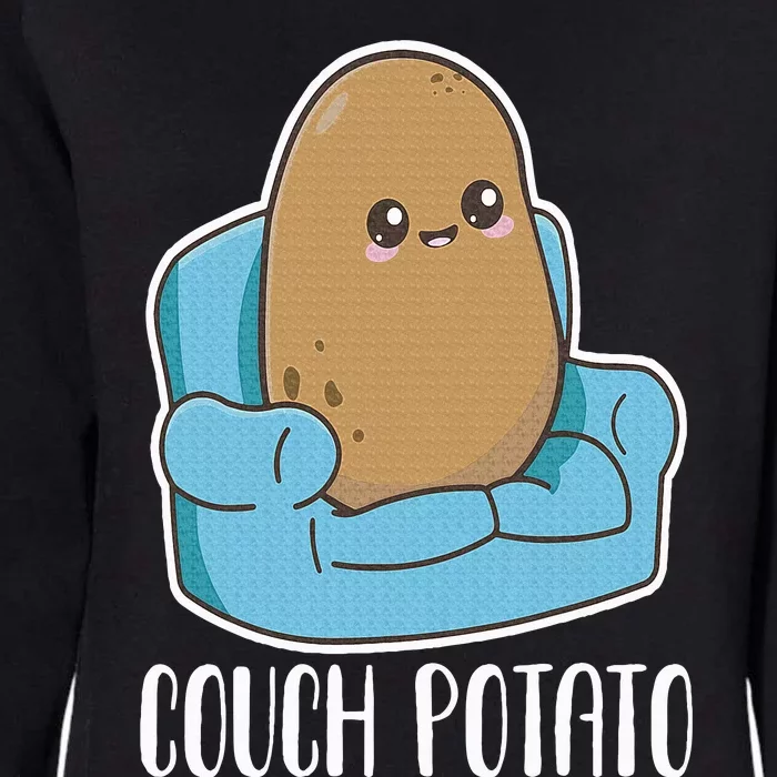 Couch Potato Cute Kawaii Funny Potato Costume Womens California Wash Sweatshirt