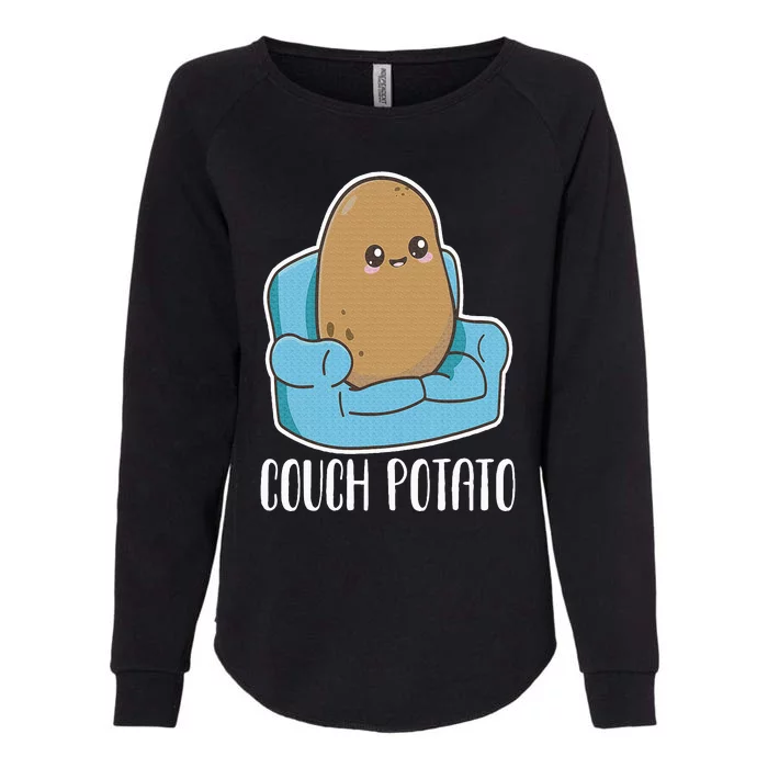 Couch Potato Cute Kawaii Funny Potato Costume Womens California Wash Sweatshirt