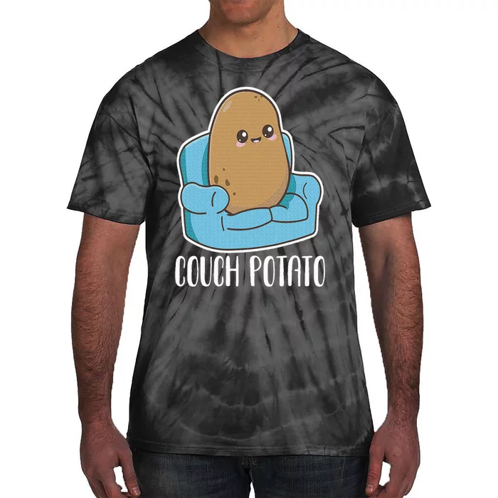 Couch Potato Cute Kawaii Funny Potato Costume Tie-Dye T-Shirt