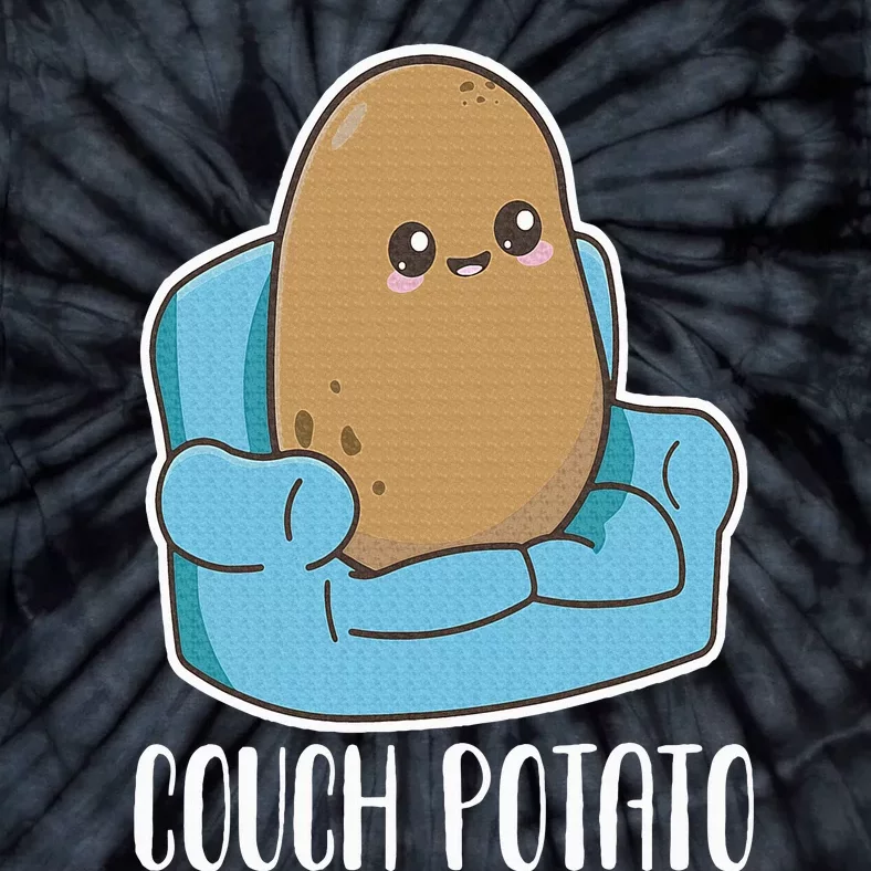 Couch Potato Cute Kawaii Funny Potato Costume Tie-Dye T-Shirt