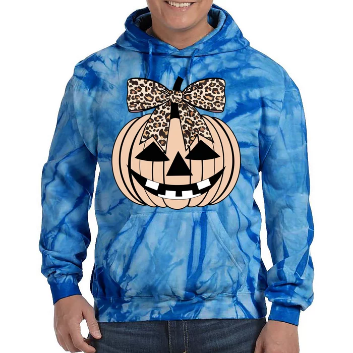 Cheetah Pumpkin Cute Halloween Tie Dye Hoodie