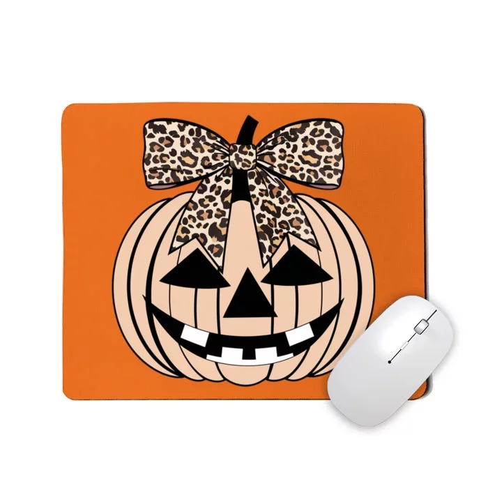 Cheetah Pumpkin Cute Halloween Mousepad