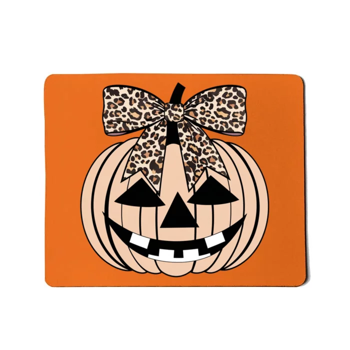 Cheetah Pumpkin Cute Halloween Mousepad