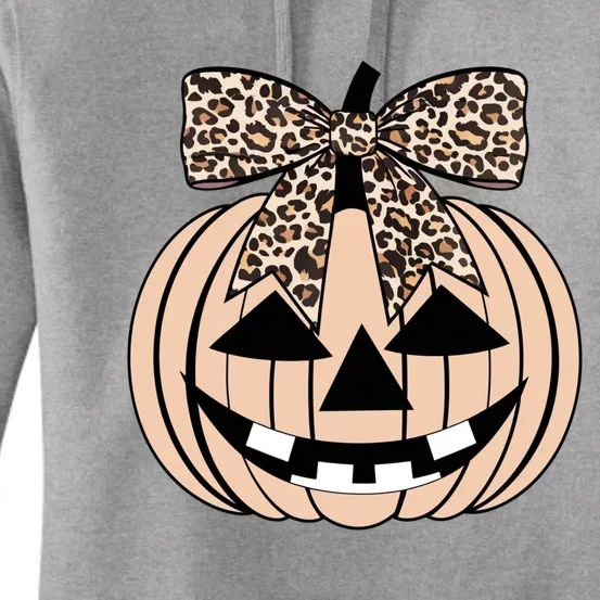 Cheetah Pumpkin Cute Halloween Women's Pullover Hoodie