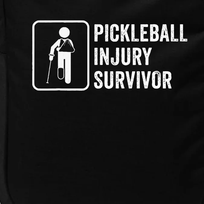 Cool Pickleball Coach With Saying Pickleball Injury Survivor Impact Tech Backpack