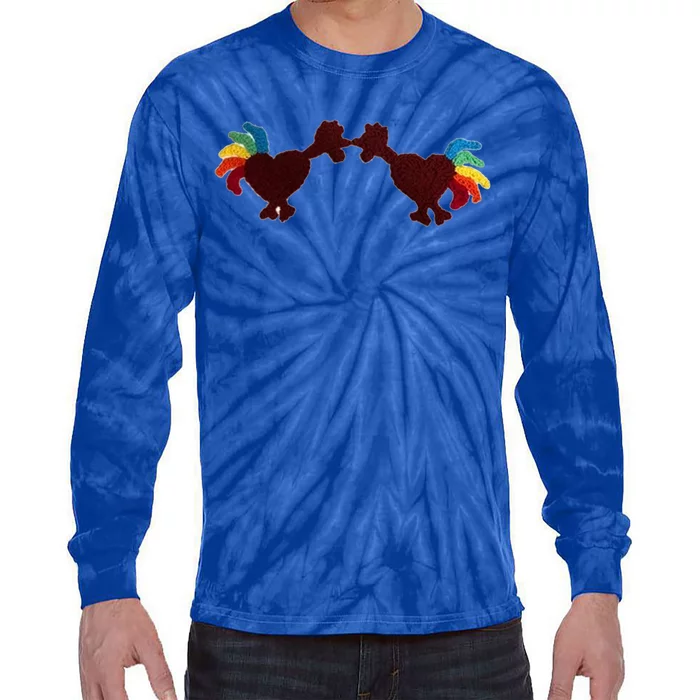 Clintonville Pride Cfa Ing Roosters Gift Tie-Dye Long Sleeve Shirt