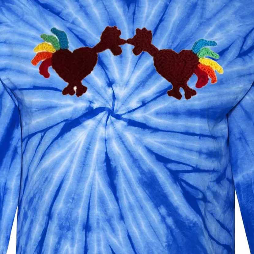 Clintonville Pride Cfa Ing Roosters Gift Tie-Dye Long Sleeve Shirt