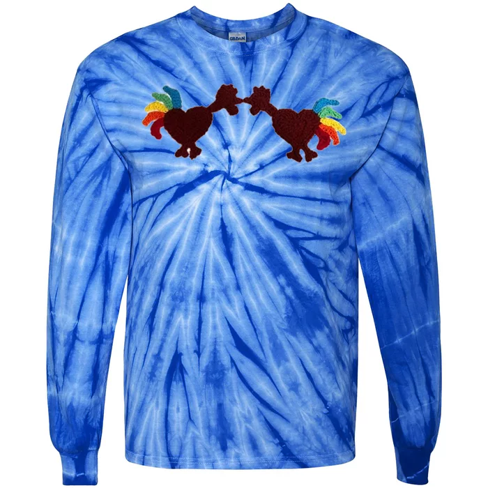 Clintonville Pride Cfa Ing Roosters Gift Tie-Dye Long Sleeve Shirt