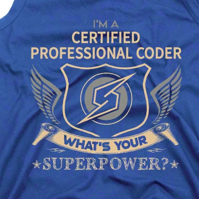 Certified Professional Coder Job Tank Top