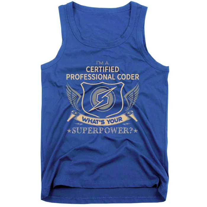 Certified Professional Coder Job Tank Top