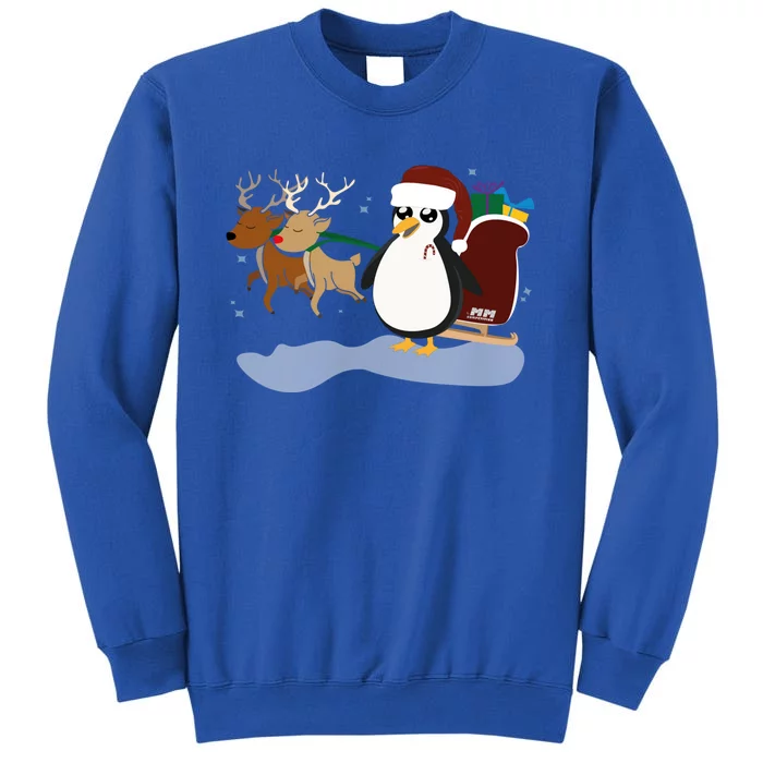 Christmas Penguin Christmas Gift Tall Sweatshirt