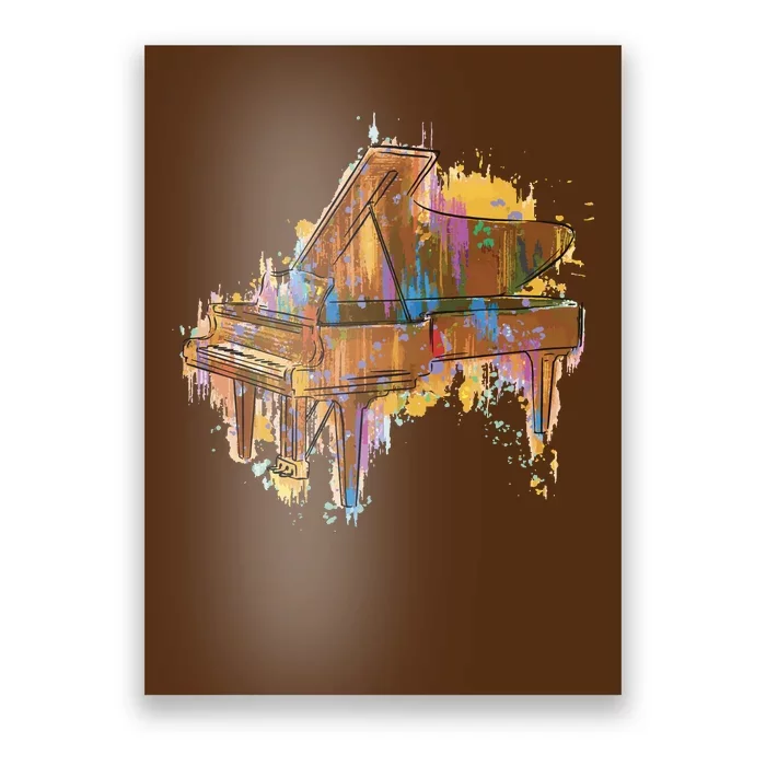 Colorful Piano Poster