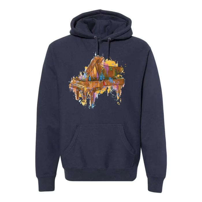 Colorful Piano Premium Hoodie