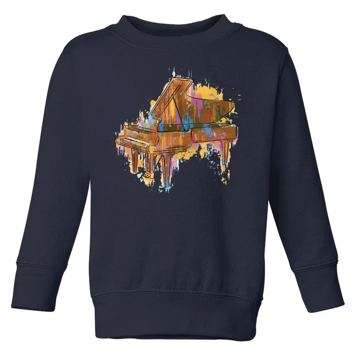 Colorful Piano Toddler Sweatshirt