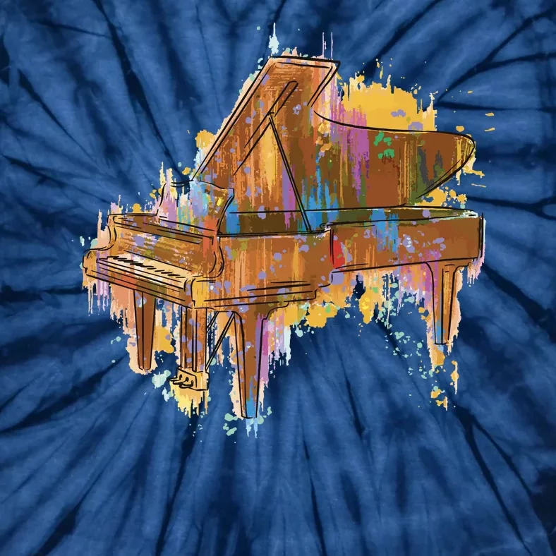 Colorful Piano Tie-Dye T-Shirt