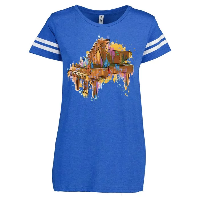 Colorful Piano Enza Ladies Jersey Football T-Shirt