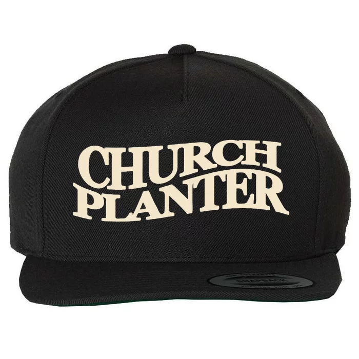 Church Planter Wool Snapback Cap