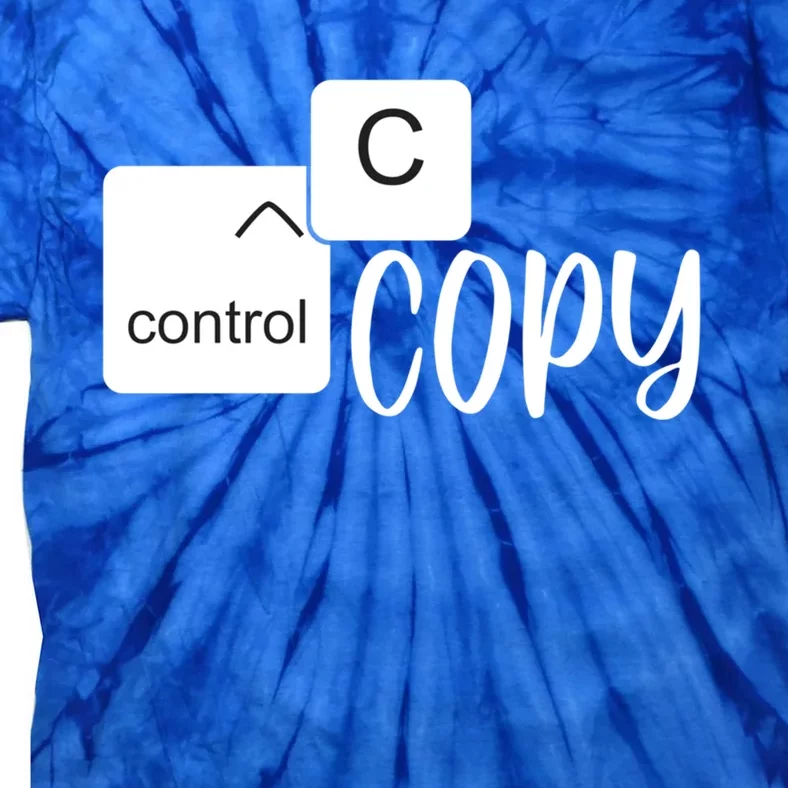 Copy Paste Ctrl C Gift Family Matching Father Daughter Son Gift Tie-Dye T-Shirt