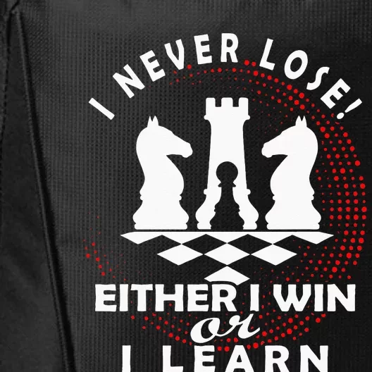 Chess Player Chess Board I Lost Never City Backpack