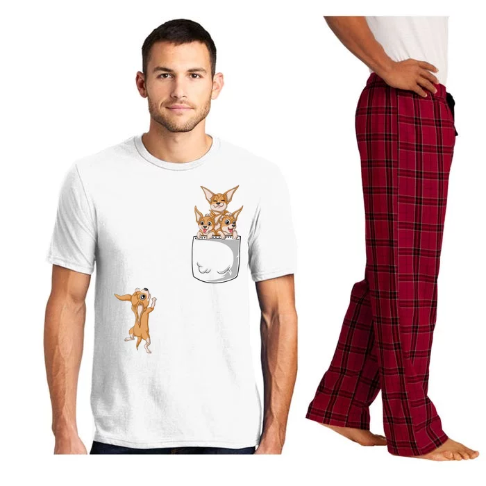 Chihuahua Pocket Pajama Set