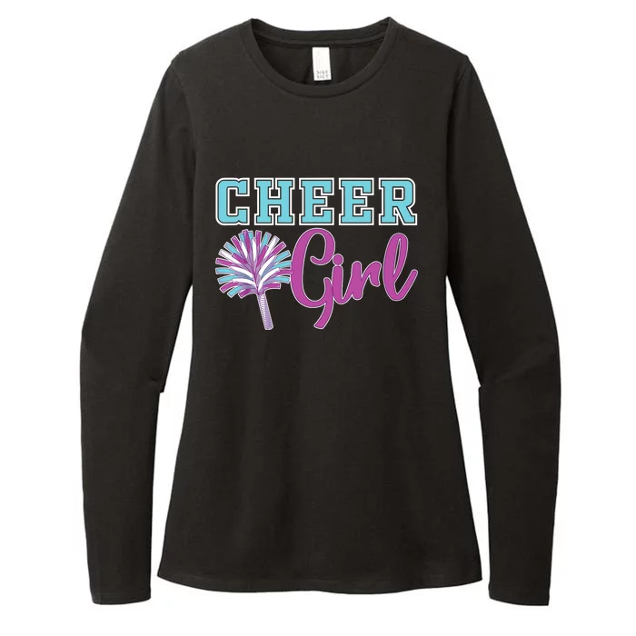 Cheerleader Practice Cheer Girl Wo Cheering Cheerleading Womens CVC Long Sleeve Shirt