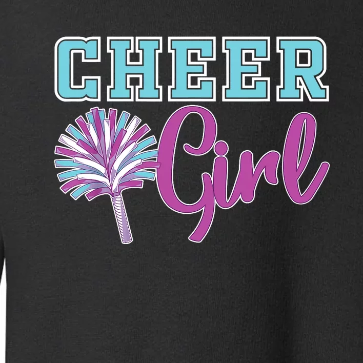 Cheerleader Practice Cheer Girl Wo Cheering Cheerleading Toddler Sweatshirt